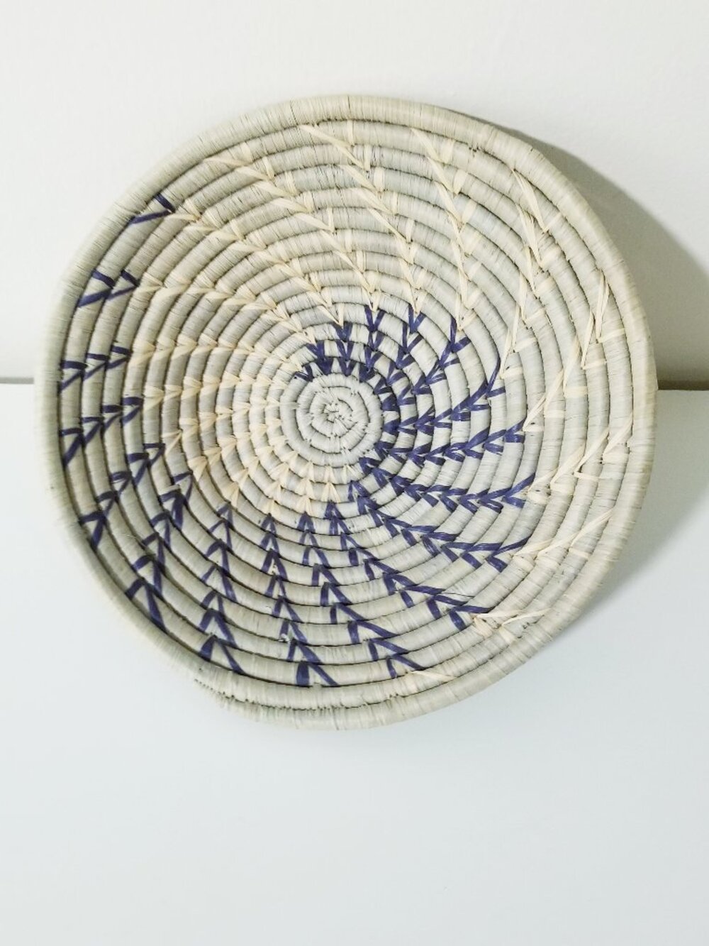 Handmade Spiral Woven Basket